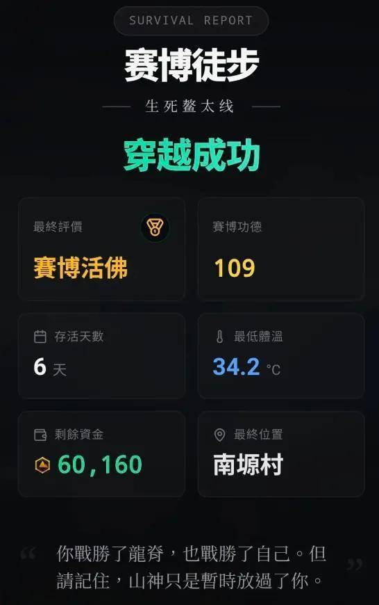 相信送死驴友们得相信烤肠pg电子模拟器鳌太线不(图16)